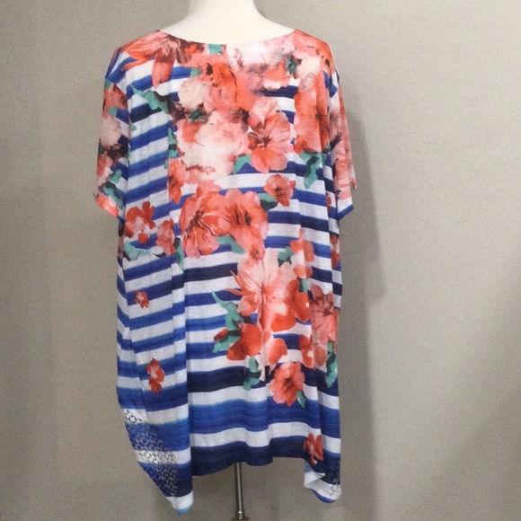 Time and Tru Colorful Women's Top Size 3X (24W-26W) - Picture 6 of 12